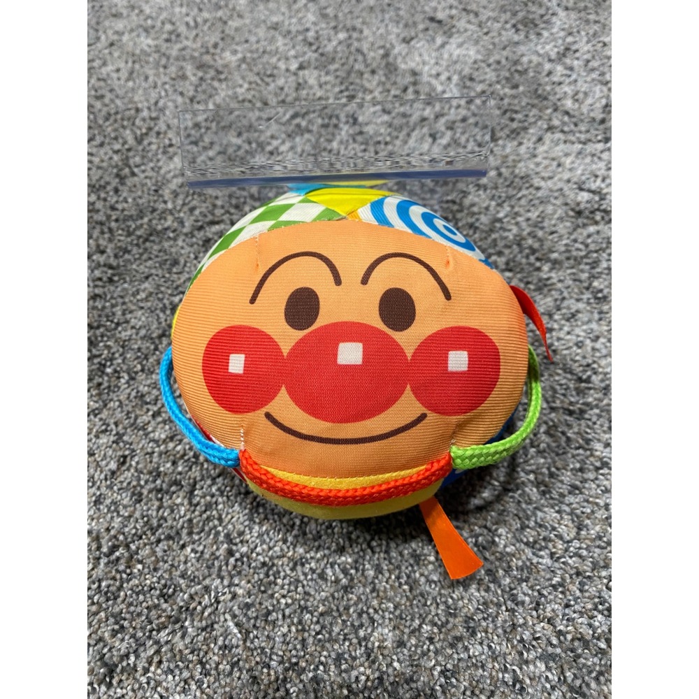 Anpanman Plush Sensory Activity Ball Toy Multicolor Textured 5 Inch 2251217